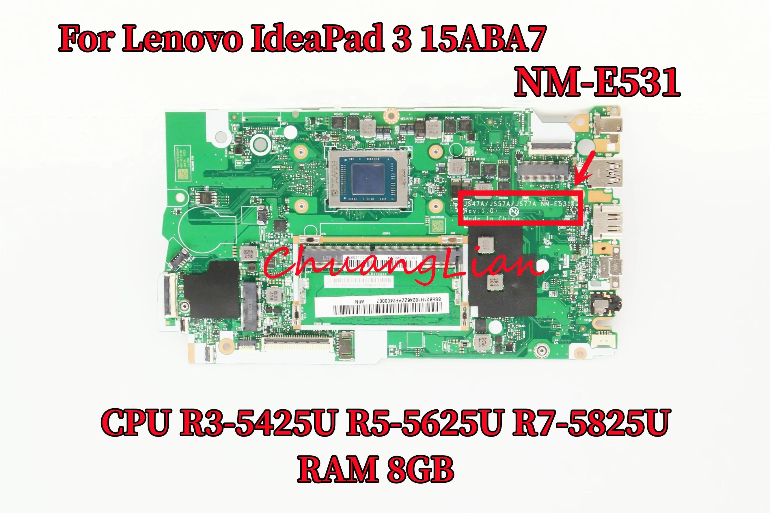 NM-E531 Lenovo IdeaPad 3 15ABA7 Ʈ , CPU R3-5425U R5-5625U R7 5825U RAM 8GB DDR4 100%,  ׽Ʈ Ϸ